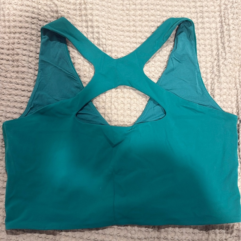 Lulu lemon turquoise sports bra L/XL